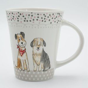 Casa Signature Coffee Mug Little Puppies Design for Dog Lovers